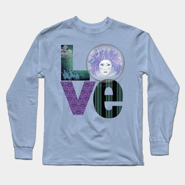 Grim Grinning LOVE Long Sleeve T-Shirt by 5571 designs